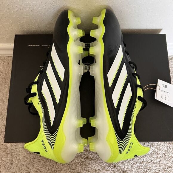 Adidas Copa Pure 3 Elite FG Black White Green Soccer Cleat JH6304 Men Size 8 New main image 5